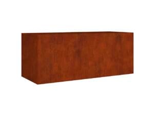 Plantenbak verhoogd 200x80x80 cm gepatineerd staal