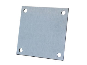 Plaque de maison pré-perforée 10x10 cm