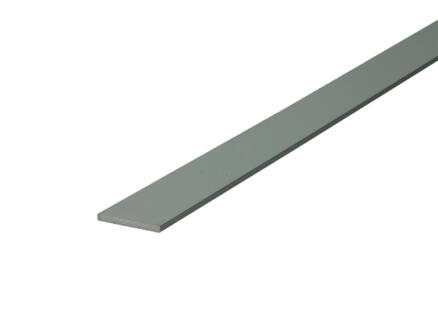 Arcansas Platprofiel 1m 20mm 2mm geanodiseerd aluminium mat 1