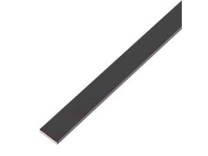 Platte stang 15x2 mm 200cm geanodiseerd aluminium zwart
