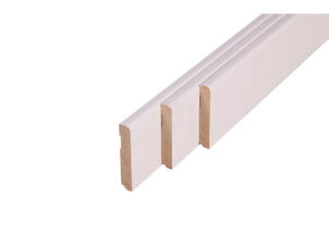 Plinthe 65x12 mm 240cm arrondi blanc