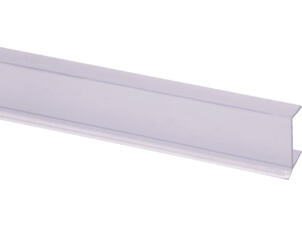 Plintprofiel keuken 20x9,5 mm 260cm transparant