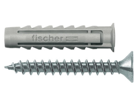 Fischer Plug 10mm met vijs SX10SK 4 stuks 1