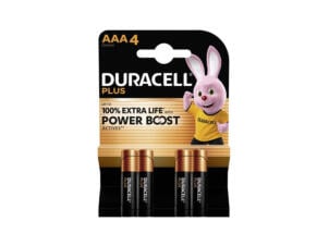 Duracell Plus PowerBoost pile alcaline AAA 4 pièces