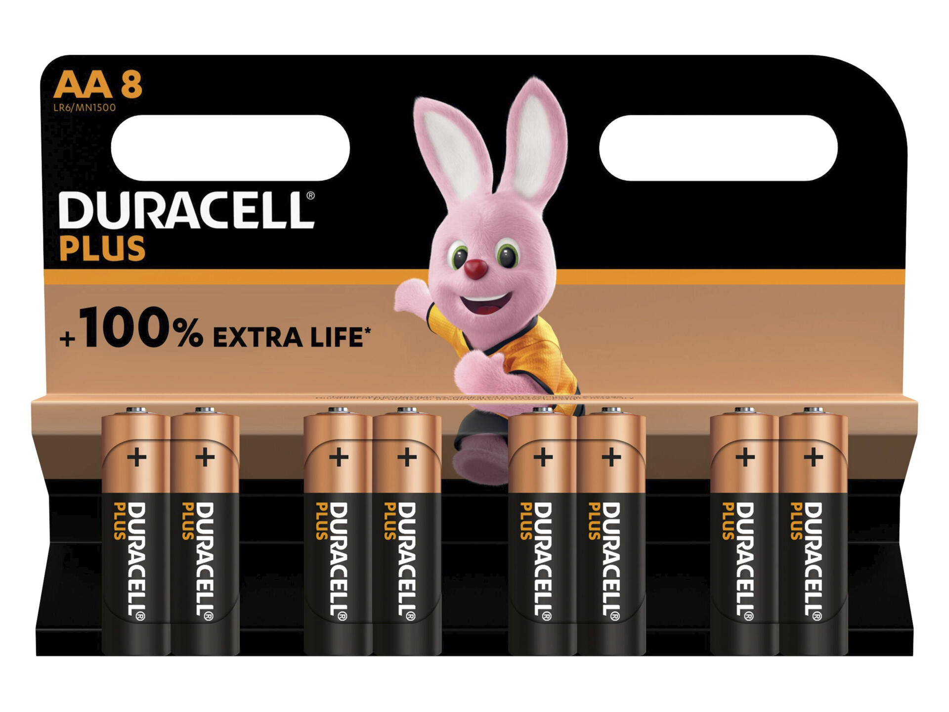 Duracell Plus batterij alcaline AA 8 pièces