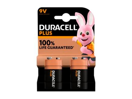 Duracell Plus batterij alkaline 9V 2 stuks 1
