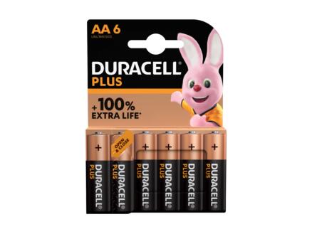 Duracell Plus batterij alkaline AA 6 stuks 1