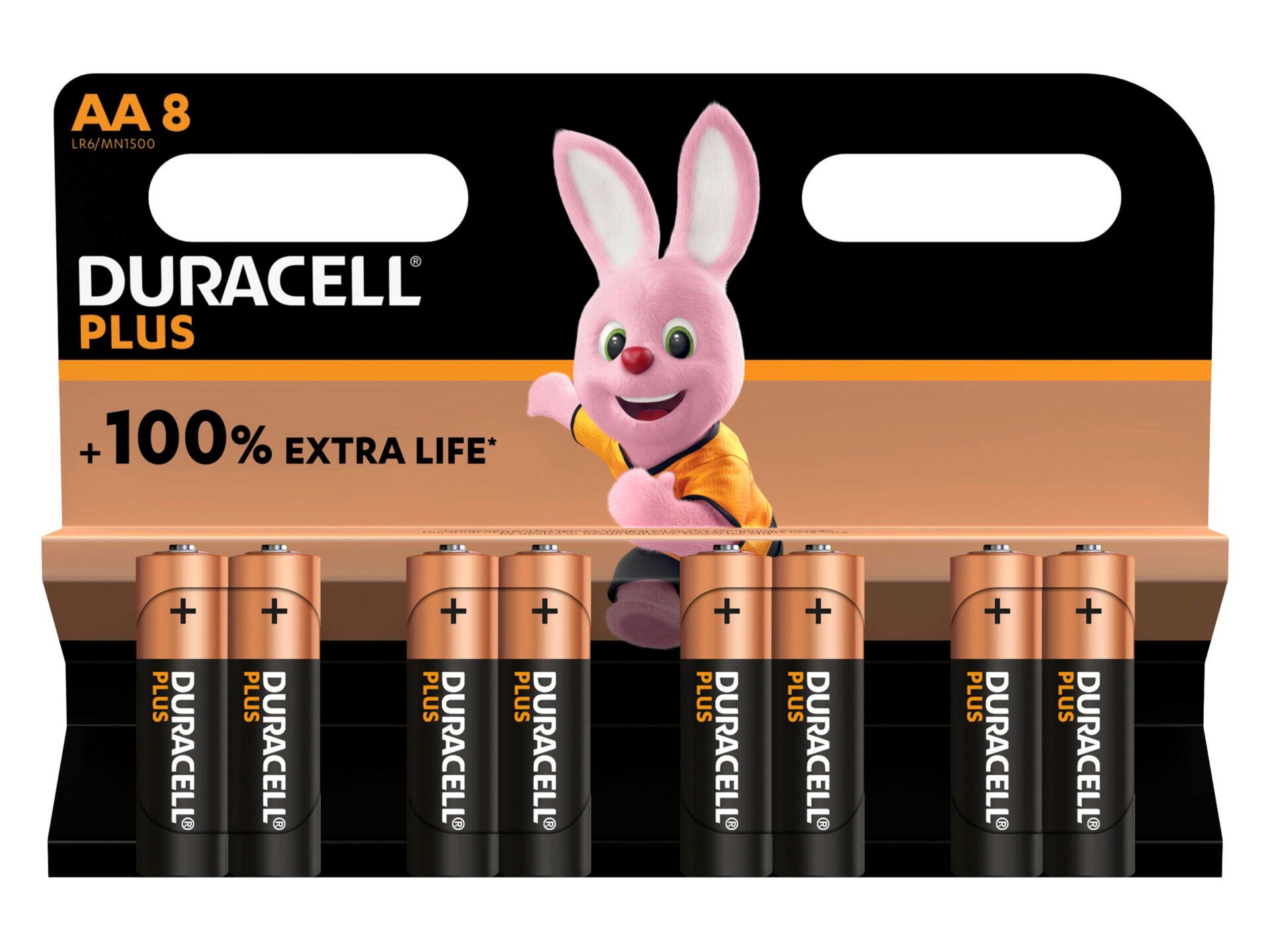 Duracell Plus batterij alkaline AA 8 stuks