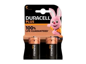Duracell Plus batterij alkaline C 2 stuks