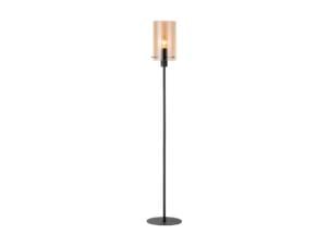 Eglo Polverara staanlamp E27 40W zwart/amber