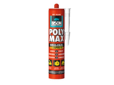 Bison Poly Max Express colle de montage 425g blanc 1