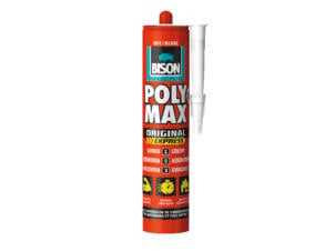 Bison Poly Max Express colle de montage 425g blanc