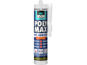 Bison Poly Max mastic 280ml transparent