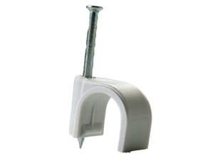 Pontet pour câble 16mm gris 10 pièces