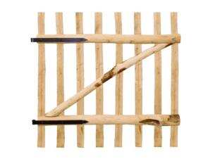 Poort 100x100 cm hazelaarhout