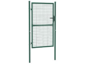 Poort staal 100x150 cm groen
