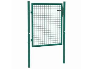 Poort staal 100x75 cm groen