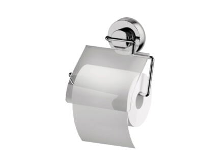 Porte-papier toilette avec couvercle transparent 1
