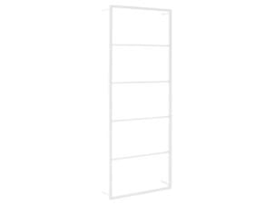 Porte-serviettes acier 45x10x115 cm blanc