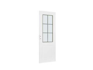 Solid Portixx Levigato M02 porte intérieure alvéolaire à peindre 201,5x73 cm prépeint