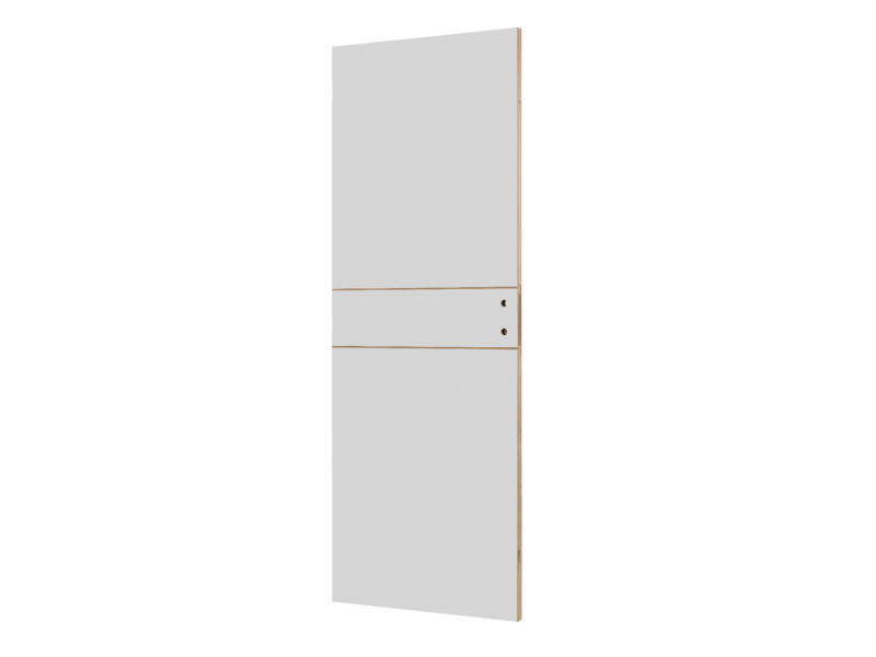 Solid Portixx Linee P001 porte intérieure alvéolaire 201x68 cm 2 lignes blanc