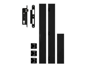 Solid Portixx deurkast MDF 202x100 cm 30cm zwart