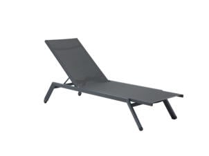 Garden Plus Portofino chaise longue anthracite