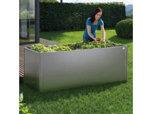 Biohort Potager Surélevé bac potager L gris quartz métallique