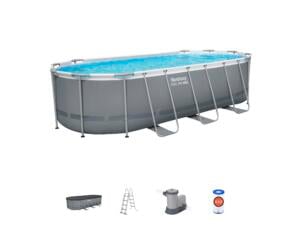 Bestway Power Steel piscine tubulaire 549x274x122 cm