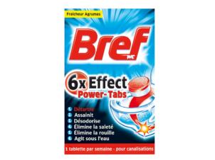 Bref Power Tabs détartrant WC 6 pièces