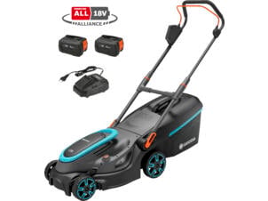 Gardena PowerMax tondeuse à gazon sans fil 37/36V P4A avec 2 batteries + chargeur