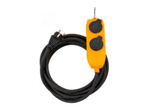 Brennenstuhl Powerblock stekkerdoos 2x met kabel 10m H07RN-F 3G2,5 zwart