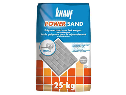 Knauf Powersand 25kg donkergrijs 1