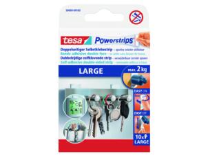Tesa Powerstrip Large languette adhésive 7cm 2kg blanc 10 pièces