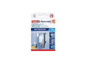 Tesa Powerstrips Large languettes adhésives blanc 10 pièces