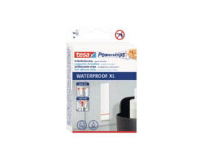 Tesa Powerstrips Waterproof XL 8cm 3kg blanc
