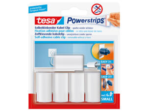 Tesa Powerstrips attache-câble 8mm 5 pièces