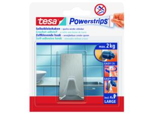 Tesa Powerstrips crochet adhésif 7cm 2kg inox