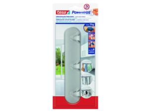 Tesa Powerstrips crochet adhésif multi 20cm 3kg chrome