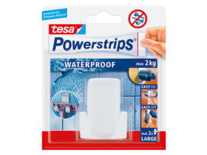 Tesa Powerstrips scheermeshouder wit