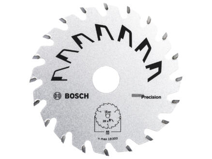 Bosch Precision lame de scie circulaire 85mm 20D bois 1