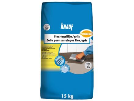 Knauf Premium Flex colle pour carrelages 15kg gris 1