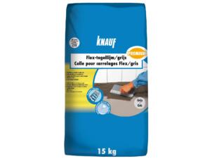 Knauf Premium Flex-tegellijm 15kg grijs