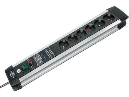 Brennenstuhl Premium-Protect-Line stekkerdoos 6x met schakelaar en kabel 3m zwart 1
