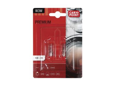 Carpoint Premium ampoule W3W 12V 2 pièces 1