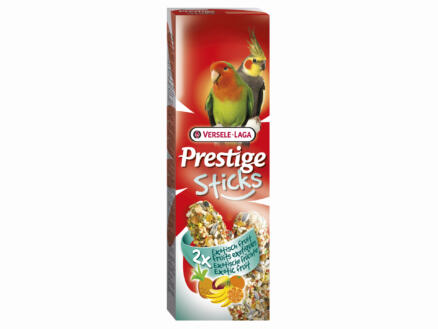 Prestige Prestige Sticks Fruits Exotiques grandes perruches 2 pièces 140g 1