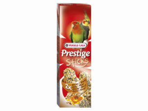 Prestige Prestige Sticks Noten en Honing grote parkieten 2 stuks 140g