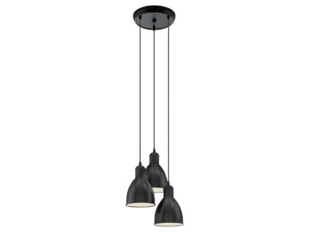 Eglo Priddy hanglamp E27 max. 3x60 W zwart 1