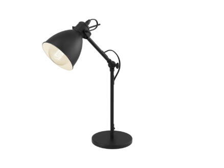 Eglo Priddy lampe de bureau E27 40W noir-blanc 1