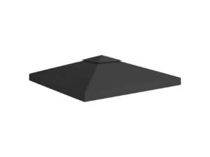 Prieeldak 2-laags 310g/m² 3x3 m zwart